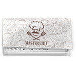 Master Chef Vinyl Checkbook Cover w/ Name or Text