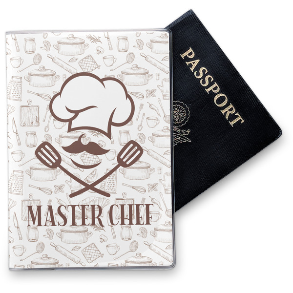 Custom Master Chef Vinyl Passport Holder w/ Name or Text