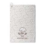 Master Chef Waffle Weave Golf Towel (Personalized)