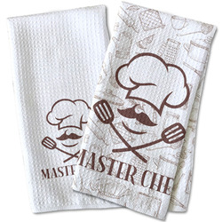 Master Chef Kitchen Towel - Waffle Weave (Personalized)