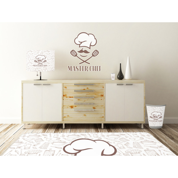 Master Chef Wall Graphic Decal Wooden Desk
