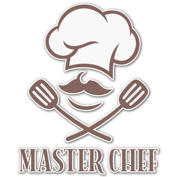Custom Master Chef Graphic Decal - Custom Sizes (Personalized)