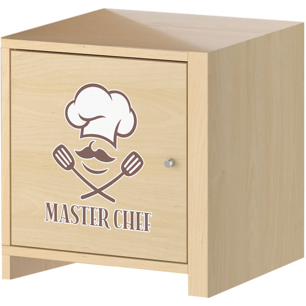 Master Chef Wall Graphic on Wooden Cabinet