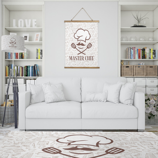 Master Chef Wall Hanging Tapestry - Portrait - IN CONTEXT