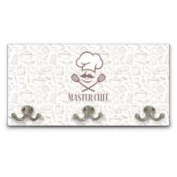Master Chef Wall Mounted Coat Rack w/ Name or Text