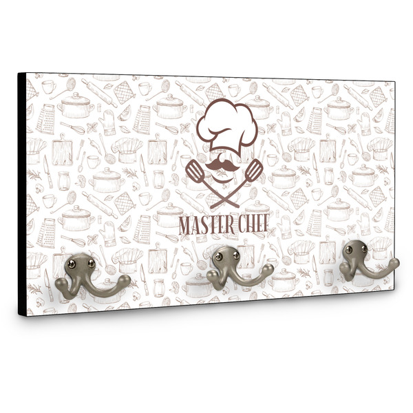 Master Chef Wall Mounted Coat Hanger - Side View