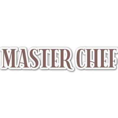 Custom Master Chef Name/Text Decal - Custom Sizes (Personalized)