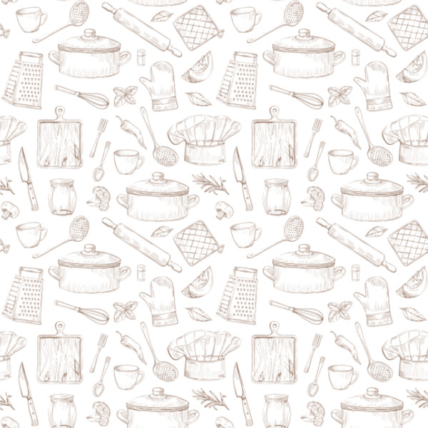 Custom Master Chef Wallpaper & Surface Covering (Peel & Stick 24"x 24" Sample)