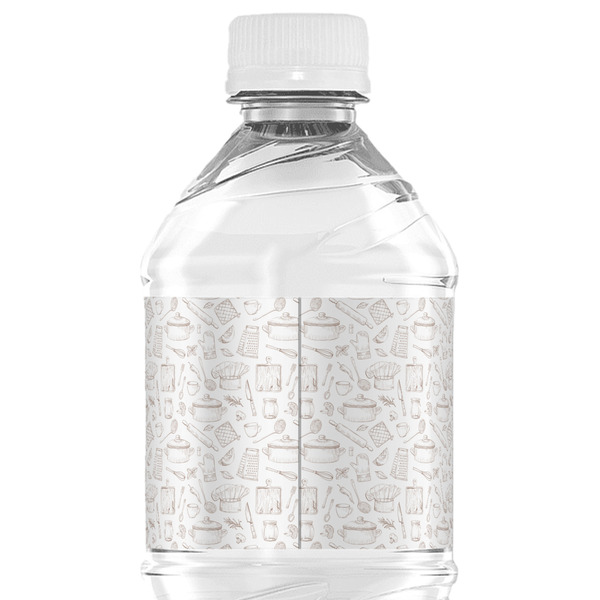 Master Chef Water Bottle Label - Back View