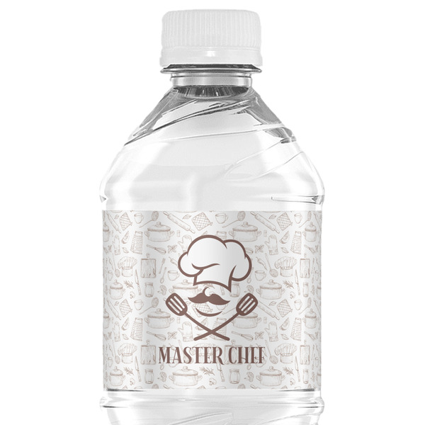 Custom Master Chef Water Bottle Labels - Custom Sized (Personalized)