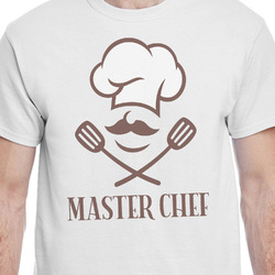 Master Chef T-Shirt - White - XL (Personalized)