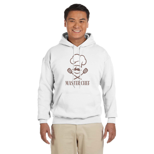 Custom Master Chef Hoodie - White - Small (Personalized)