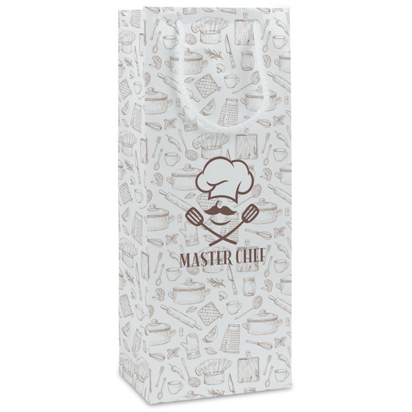 Custom Master Chef Wine Gift Bags - Matte (Personalized)