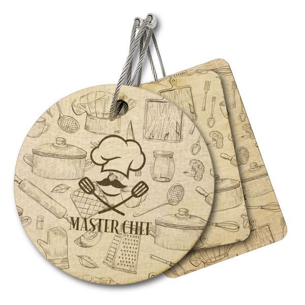 Custom Master Chef Wood Luggage Tag (Personalized)