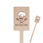 Master Chef Rectangle Wooden Stir Sticks (Personalized)