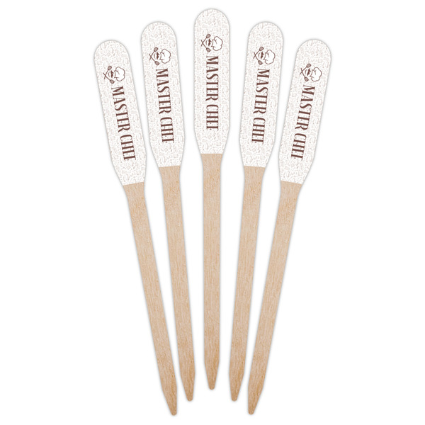 Master Chef Wooden Food Pick - Paddle - Fan View