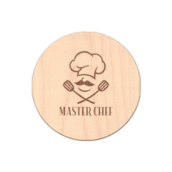 Master Chef Genuine Maple or Cherry Wood Sticker (Personalized)