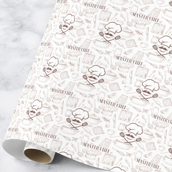 Custom Master Chef Wrapping Paper Roll - Large (Personalized)