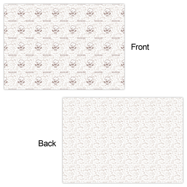 Master Chef Wrapping Paper Sheet - Double Sided - Front & Back