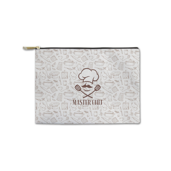 Custom Master Chef Zipper Pouch - Small - 8.5"x6" w/ Name or Text