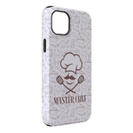 Master Chef iPhone Case - Rubber Lined - iPhone 14 Plus (Personalized)
