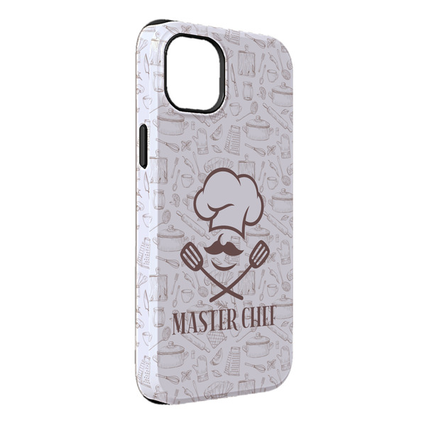 Custom Master Chef iPhone Case - Rubber Lined - iPhone 14 Plus (Personalized)