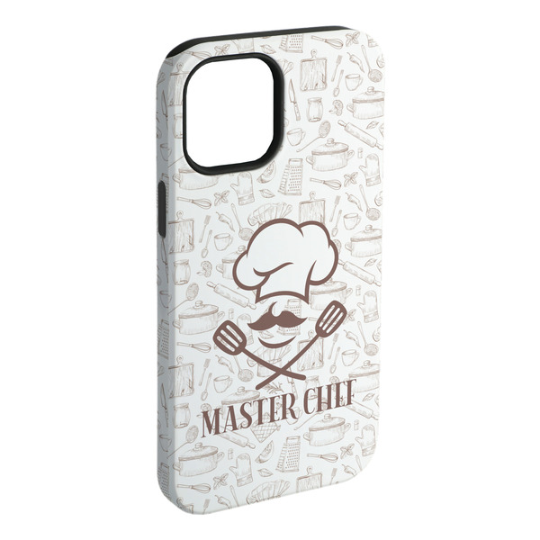 Custom Master Chef iPhone Case - Rubber Lined - iPhone 15 Plus (Personalized)