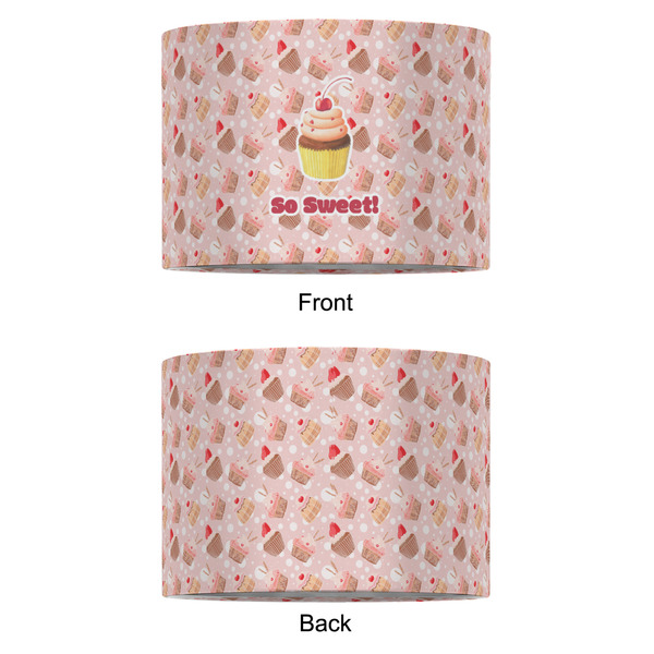 Sweet Cupcakes 12" Drum Lampshade - APPROVAL (Fabric)