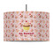 Sweet Cupcakes 12" Drum Pendant Lamp - Fabric (Personalized)