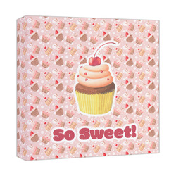 Sweet Cupcakes Canvas Print - 12x12 (Personalized)
