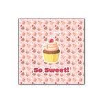 Sweet Cupcakes Wood Print - 12x12 (Personalized)