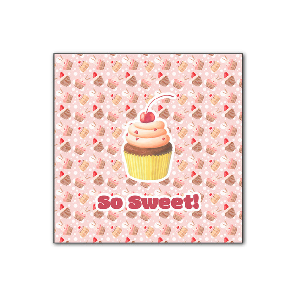 Custom Sweet Cupcakes Wood Print - 12x12 (Personalized)