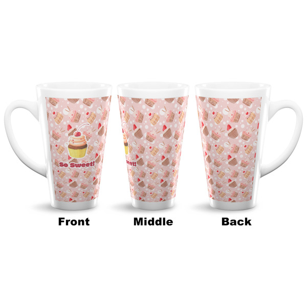Sweet Cupcakes 16 Oz Latte Mug - Approval