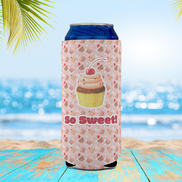 Sweet Cupcakes 16oz Can Sleeve - LIFESTYLE