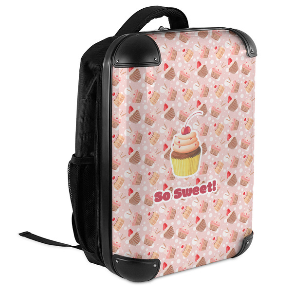 Sweet Cupcakes 18" Hard Shell Backpacks - ANGLED VIEW