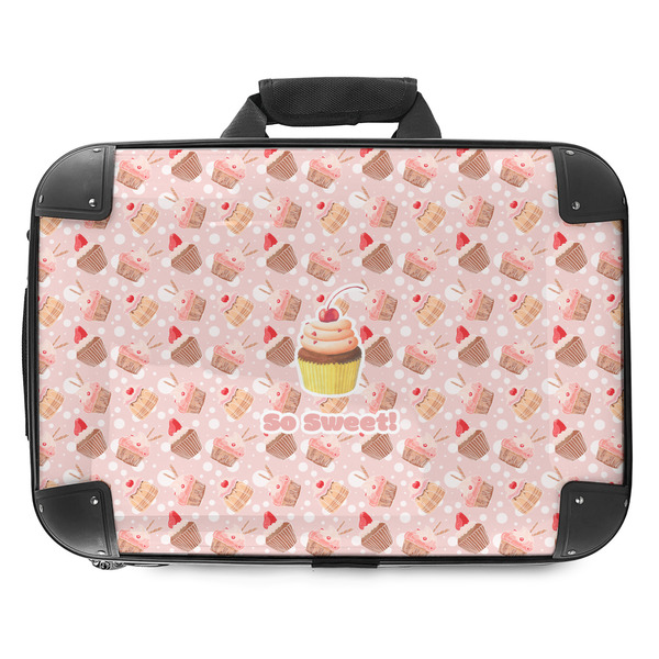Custom Sweet Cupcakes Hard Shell Briefcase - 18" (Personalized)