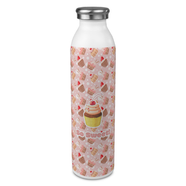 Custom Sweet Cupcakes 20oz Stainless Steel Water Bottle - Full Print (Personalized)