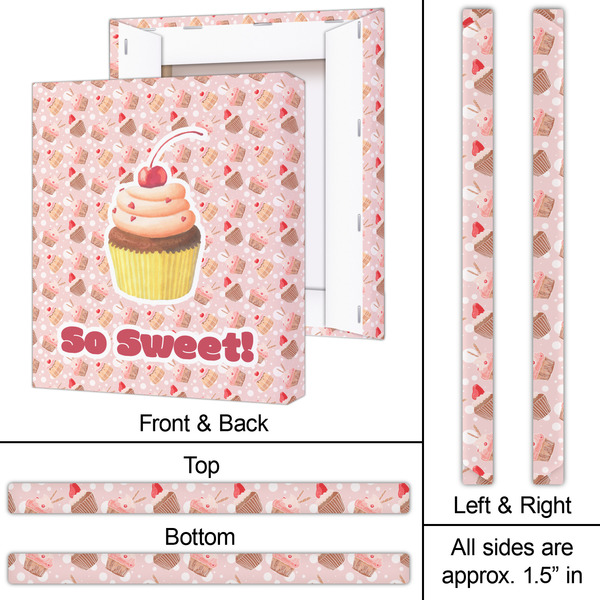 Sweet Cupcakes 20x24 - Canvas Print - Approval