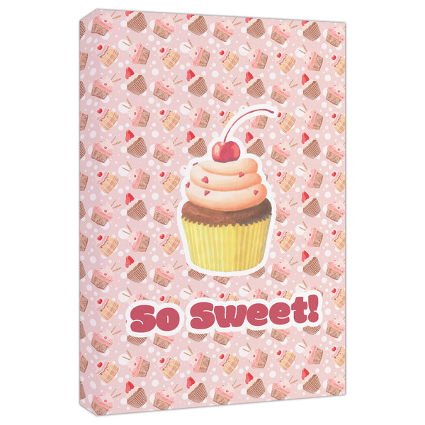 Custom Sweet Cupcakes Canvas Print - 20x30 (Personalized)