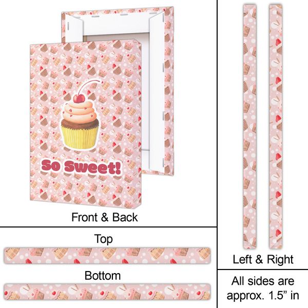 Sweet Cupcakes 20x30 - Canvas Print - Approval