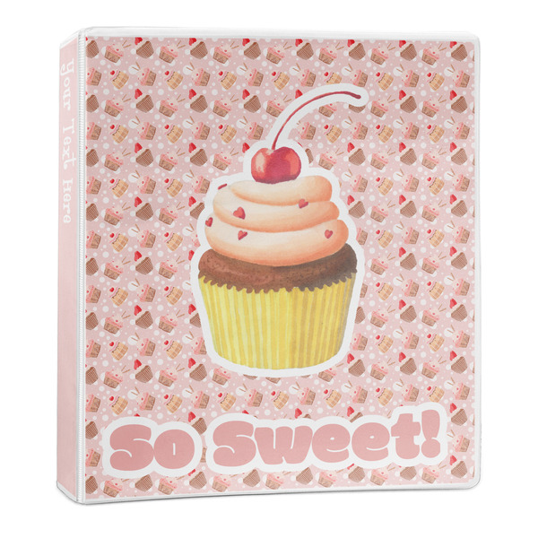 Custom Sweet Cupcakes 3-Ring Binder - 1 inch (Personalized)