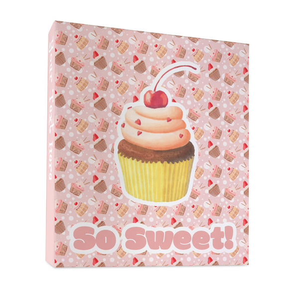 Sweet Cupcakes 3 Ring Binders - Full Wrap - 1" - FRONT