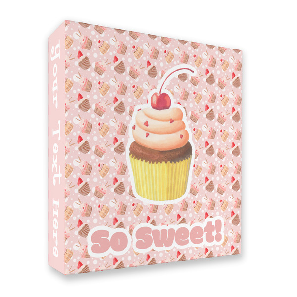 Sweet Cupcakes 3 Ring Binders - Full Wrap - 2" - FRONT