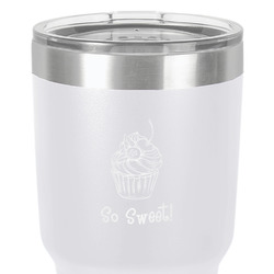 Sweet Cupcakes 30 oz Stainless Steel Tumbler - White - Single-Sided (Personalized)