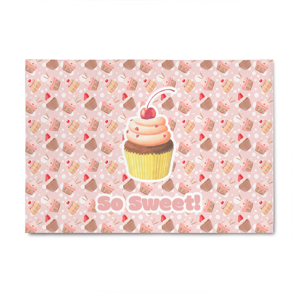 Custom Sweet Cupcakes 4' x 6' Indoor Area Rug (Personalized)