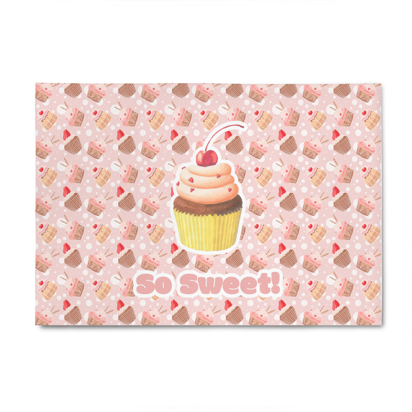 Custom Sweet Cupcakes 4' x 6' Indoor Area Rug (Personalized)