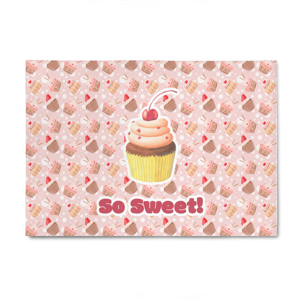 Custom Sweet Cupcakes 4' x 6' Patio Rug (Personalized)