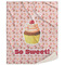 Sweet Cupcakes 50x60 Sherpa Blanket