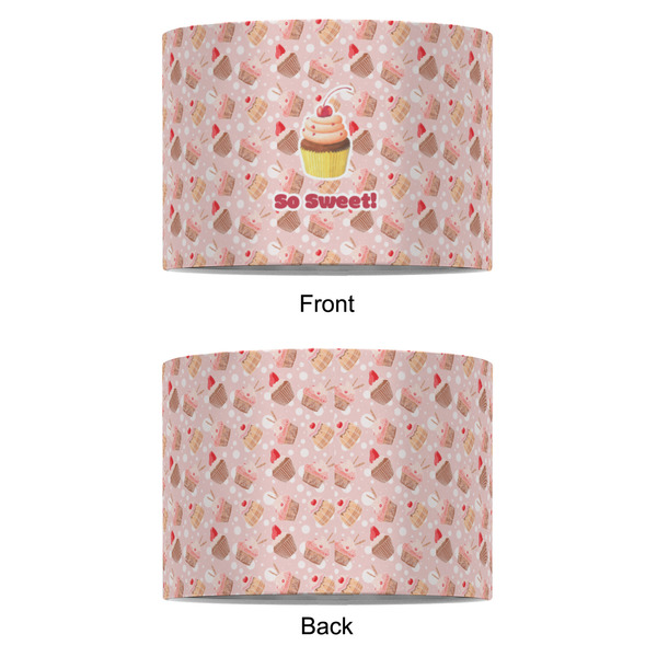 Sweet Cupcakes 8" Drum Lampshade - APPROVAL (Fabric)