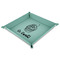 Sweet Cupcakes 9" x 9" Teal Leatherette Snap Up Tray - MAIN